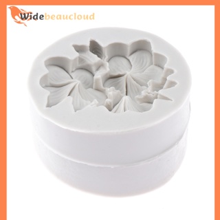 Widebeaucloud 1 ชิ้น แม่พิมพ์ซิลิโคน รูปดอกไม้ Gardenia Plumeria Rubra สบู่ฟองดองท์ แม่พิมพ์เค้ก DIY เยลลี่ ช็อคโกแลต ตกแต่ง เครื่องมือเบเกอรี่ ดี