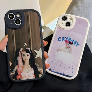เคสโทรศัพท์มือถือ หนังแกะ ซิลิโคน ลายนักร้อง Melanie Martinez สําหรับ Iphone 14 Pro Max 13 12 11 Mini X Xr Xs 8 7