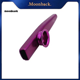 &lt;moonback&gt; เครื่องดนตรี Kazoo อลูมิเนียมอัลลอยด์ น้ําหนักเบา ของขวัญคริสต์มาส ของเล่นสําหรับเด็ก ผู้เริ่มต้น