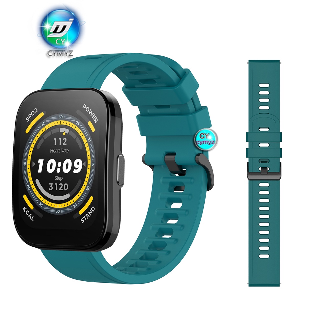 for Amazfit Bip 5 สาย สายนาฬิกาสายซิลิโคน Amazfit Bip 5 สายรัด สายรัดข้อมือกีฬา