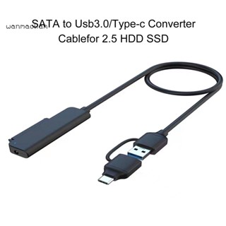 &lt;wanmaolian&gt; อะแดปเตอร์สายเคเบิล type-c เป็น Sata Superfast Usb3.0 type-c เป็น Sata ความเร็วสูง 5gbp/s External Ssd hdd ไดรฟ์ฟรี อุปกรณ์เสริมคอมพิวเตอร์