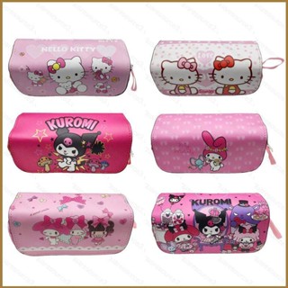 Sq3 Sanrio Kuromi mymelody HelloKitty กล่องดินสอ ลายการ์ตูนน่ารัก ความจุขนาดใหญ่ สําหรับนักเรียน