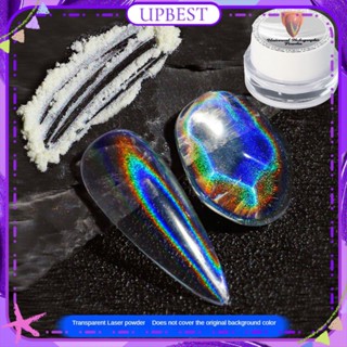 ♕ Manzilin Nail Art Universal Magic Mirror Powder Electroplating Laser Colorful Japanese Powder Super Flash Nail Decoration Manicure Tool For Nail Shop UPBEST