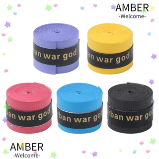 Amber เทปพันด้ามจับไม้เทนนิส กันลื่น 1 เมตร สําหรับไม้แบดมินตัน ไม้เบสบอล 10 ชิ้น