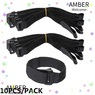 Amber สายรัดจักรยาน อเนกประสงค์ ใช้ซ้ําได้ 20*500 มม. 10 ชิ้น