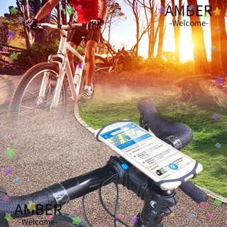 Amber 360° ที่วางโทรศัพท์มือถือ ติดแฮนด์บาร์ สามารถปรับได้ สําหรับรถจักรยานยนต์