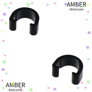 Amber สายเคเบิลเบรก หัวเข็มขัดอะลูมิเนียมอัลลอย สําหรับรถจักรยาน MTB 5 10 ชิ้น