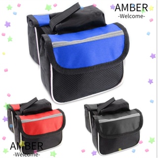 Amber กระเป๋าเก็บของ จุของได้เยอะ 3 in 1 สําหรับติดด้านหน้ารถจักรยาน MTB