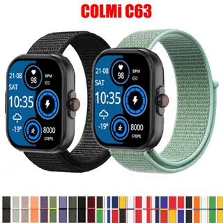 สายนาฬิกาข้อมือไนล่อน 22 มม. สําหรับ COLMi C63 C81 COLMi C81 Band