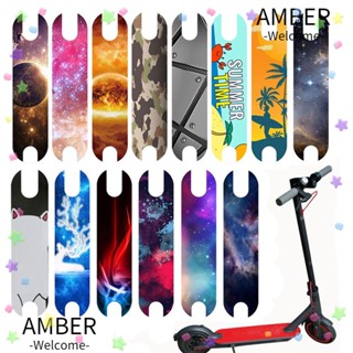 Amber แผ่นเหยียบสกูตเตอร์ หลายสไตล์ สําหรับตกแต่ง Mijia Personality Matte Pad