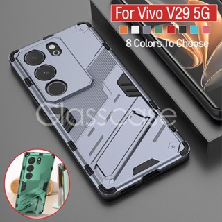 เคสมือถือ แบบแข็ง ลายเกราะ 3D กันกระแทก พร้อมขาตั้ง สําหรับ Vivo V29 5G Vivo V29 V27 Pro V27E V27Pro VivoV29 2023