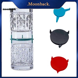 &lt;moonback&gt; ชั้นวางแก้ว ทรงกลม สีพื้น มั่นคง สําหรับห้องครัว