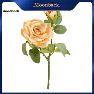 &lt;moonback&gt; ดอกไม้จําลอง 2 หัว สะดุดตา สําหรับตกแต่ง