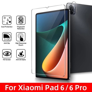 ฟิล์มกระจกนิรภัยกันรอยหน้าจอ และฟิล์มเลนส์ สําหรับ Xiaomi Pad 6 6 Pro 11 นิ้ว 2023 Mi Pad 5 5 Pro 11 นิ้ว 2021