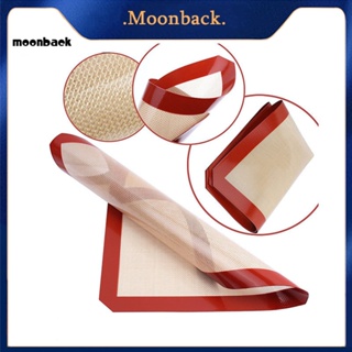 &lt;moonback&gt; แผ่นซิลิโคนม้วนแป้งโดว์ ไม่ติด สําหรับทําเบเกอรี่