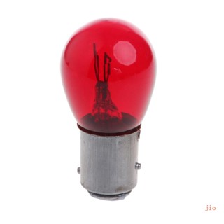 Jio หลอดไฟเบรกหลังรถจักรยานยนต์ DC 12V 5W สีเหลืองอําพัน