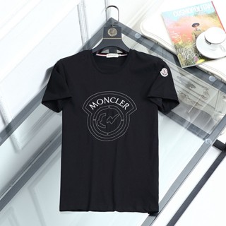 A2Z5 Moncler 2023 new summer casual round neck printing short sleeve mercerized cotton T-shirt