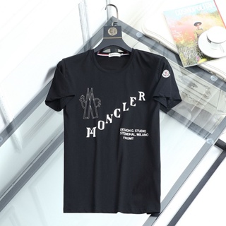 X2B7 Moncler 2023 new mens round neck mercerized cotton printed short-sleeved T-shirt mens T-shirt basic public 820