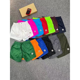 HIXL Moncler classic law Yuhuang mens vacation beach pants fashion fitness sports M family thin three-point shorts with liner