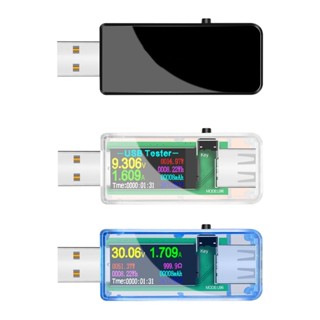 Pcf* เครื่องทดสอบแรงดันไฟฟ้า หน้าจอสี IPS USB ความจุ มิเตอร์วัดเวลา แบตเตอรี่