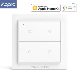 [พร้อมส่ง] Aqara|Opple สวิตช์ไฟอัจฉริยะไร้สาย พร้อมแอพแม่เหล็กติดผนัง Zigbee 3.0