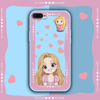 Cartoon Simplicity Phone Case For iPhone 7Plus/8Plus Rotating bracket phone case protective case Anti-fall