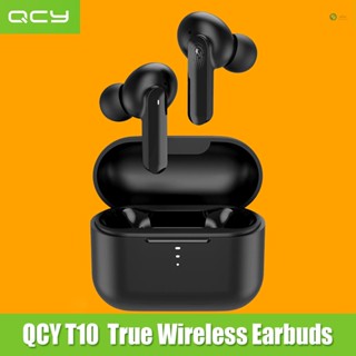 [Ready Stock] T10 True Wireless Earbuds BT Headphones Dual Balanced Armature Drivers 4 Microphones Noise Cancellation Touch Control IPX5 Waterproof Sports Headphones for Gaming