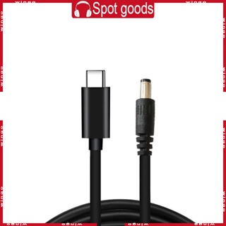 Win สายเคเบิลแปลง USB C Type-C PD เป็น 9V 5 5x2 5 มม. สําหรับไฟ LED แล็ปท็อป Type-C PD