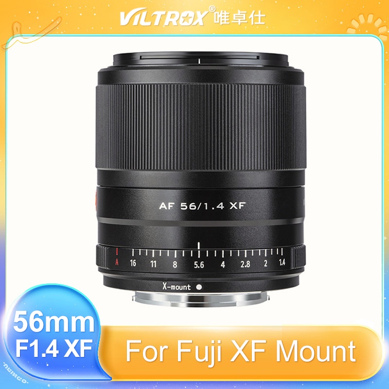 VILTROX 56mm F1.4 APS-C AF รูรับแสงขนาดใหญ่ 56 มม. F1.4 สําหรับกล้อง Fuji Fujifilm X Mount XT3 XT4 XT30 XE1 XS10 XPRO1 XE1