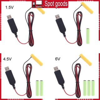 Xi สายเคเบิลพาวเวอร์ซัพพลาย USB แบตเตอรี่ AAA 1 5V แบบเปลี่ยน สําหรับวิทยุไฟฟ้า นาฬิกา LED