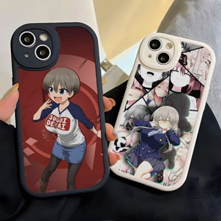 เคสโทรศัพท์มือถือหนังแกะ ซิลิโคน ลายการ์ตูนอนิเมะ Uzaki Chan สําหรับ Iphone 14 Pro Max 13 12 11 Mini X Xr Xs 8 7