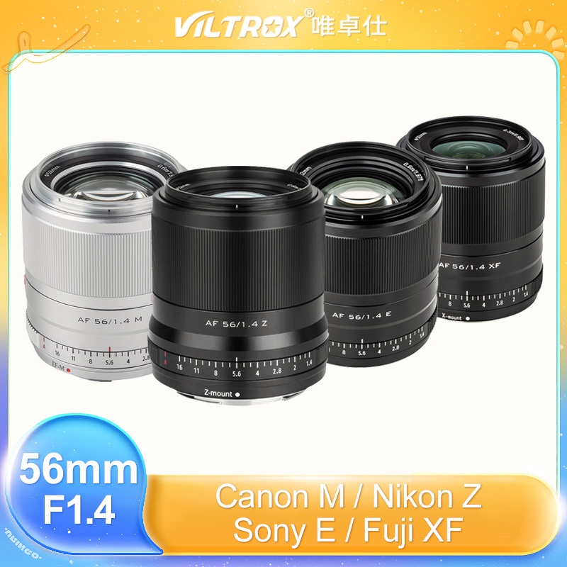Viltrox 56mm F1.4 APS-C AF เลนส์โฟกัสอัตโนมัติ รูรับแสงขนาดใหญ่ สําหรับ Niokn Z Canon EOS M Fuji XF Sony E