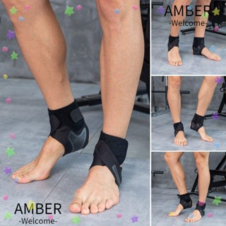 Amber ผ้าพันข้อเท้า แบบยืดหยุ่น ป้องกันข้อเท้า สําหรับวิ่ง 1 คู่ 1 คู่