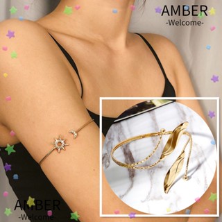 Amber สร้อยข้อมือ โลหะผสม ทรงเรขาคณิต สไตล์พังก์