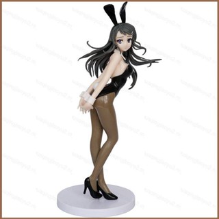 Hqy2 โมเดลตุ๊กตาฟิกเกอร์ Sakurajima Mai Action Figure Bunny Girls ของเล่น ของสะสม สําหรับเด็ก ตกแต่งบ้าน MY2