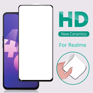 Realme C2 C3 C11 C12 C15 5 5i 6i 6 7 7i 3 pro XT 3D กาวเต็มรูปแบบ ป้องกันหน้าจอ ฟิล์มเซรามิค แบบนิ่ม