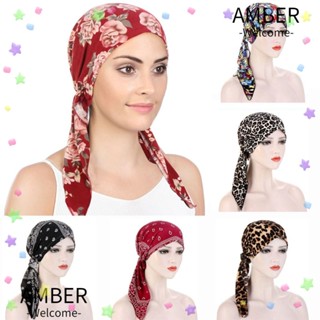 Amber ผ้าโพกหัว ผ้าพันคอ ผ้าโพกหัว นุ่ม ผู้หญิง ฮิญาบ มุสลิม