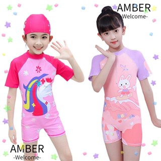 Amber ชุดว่ายน้ําวันพีช สีรุ้ง แฟชั่นฤดูร้อน สําหรับผู้หญิง