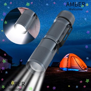 Amber ไฟฉาย LED คุณภาพสูง แบบพกพา ใช้ในครัวเรือน กลางแจ้ง