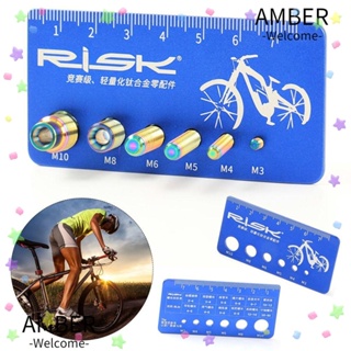 Amber สกรูวัดขนาด สีฟ้า สําหรับจักรยาน