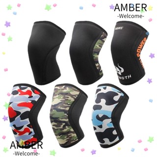 Amber สายรัดเข่า ผ้านีโอพรีน บรรเทาอาการปวดข้ออักเสบ 1 คู่