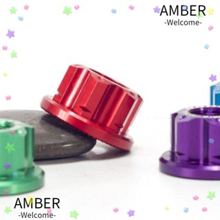 Amber น็อตดรัมเพลาดรัม อลูมิเนียมอัลลอย M10 สําหรับดรัมจักรยาน