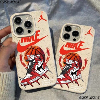 เคสโทรศัพท์มือถือ ลายบาสเก็ตบอล ข้าวสาลี สีแดง สําหรับ Apple Iphone 15 14 13pro 12 11xsmax xr VBMV