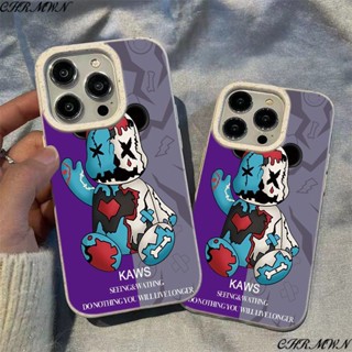 เคสโทรศัพท์มือถือ ลายหมี Violent หลากสี สําหรับ Apple Iphone 15 14 13pro 12 11xsmax xr KPNS