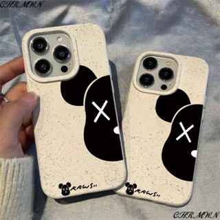 เคสโทรศัพท์มือถือ ลายหมีโหดครึ่งหน้า สําหรับ Apple Iphone 15 14 13pro 12 11xsmax xr KGZT