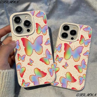 เคสโทรศัพท์มือถือ ลายผีเสื้อ ข้าวสาลี สําหรับ Apple Iphone 15 14 13pro 12 11xsmax xr YITG