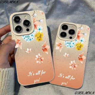 เคสโทรศัพท์มือถือ ลายดอกไม้สีฟ้า สําหรับ Apple Iphone 15 14 13pro 12 11xsmax xr 6OYZ