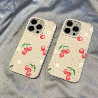 เคสโทรศัพท์มือถือ ลายเชอร์รี่ สําหรับ Apple Iphone 11 15 13pro Xsmax 12 xr 14 9RLT