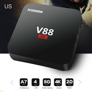 Xin กล่องสมาร์ททีวี MKV WMV VC-1 SP MP AP MPG MPEG DAT AVI MOV สําหรับพาวเวอร์ซัพพลาย ISO mp4 RM DC5V 2A