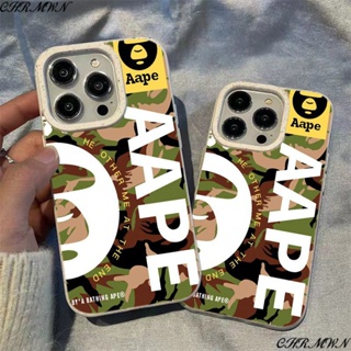 เคสโทรศัพท์มือถือ ลายข้าวสาลี สีเขียวทหาร สําหรับ Apple Iphone 15 14 13pro 12 11xsmax xr TTFF